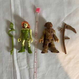 Poison Ivy And Scare Crow Action Figures 3” Tall